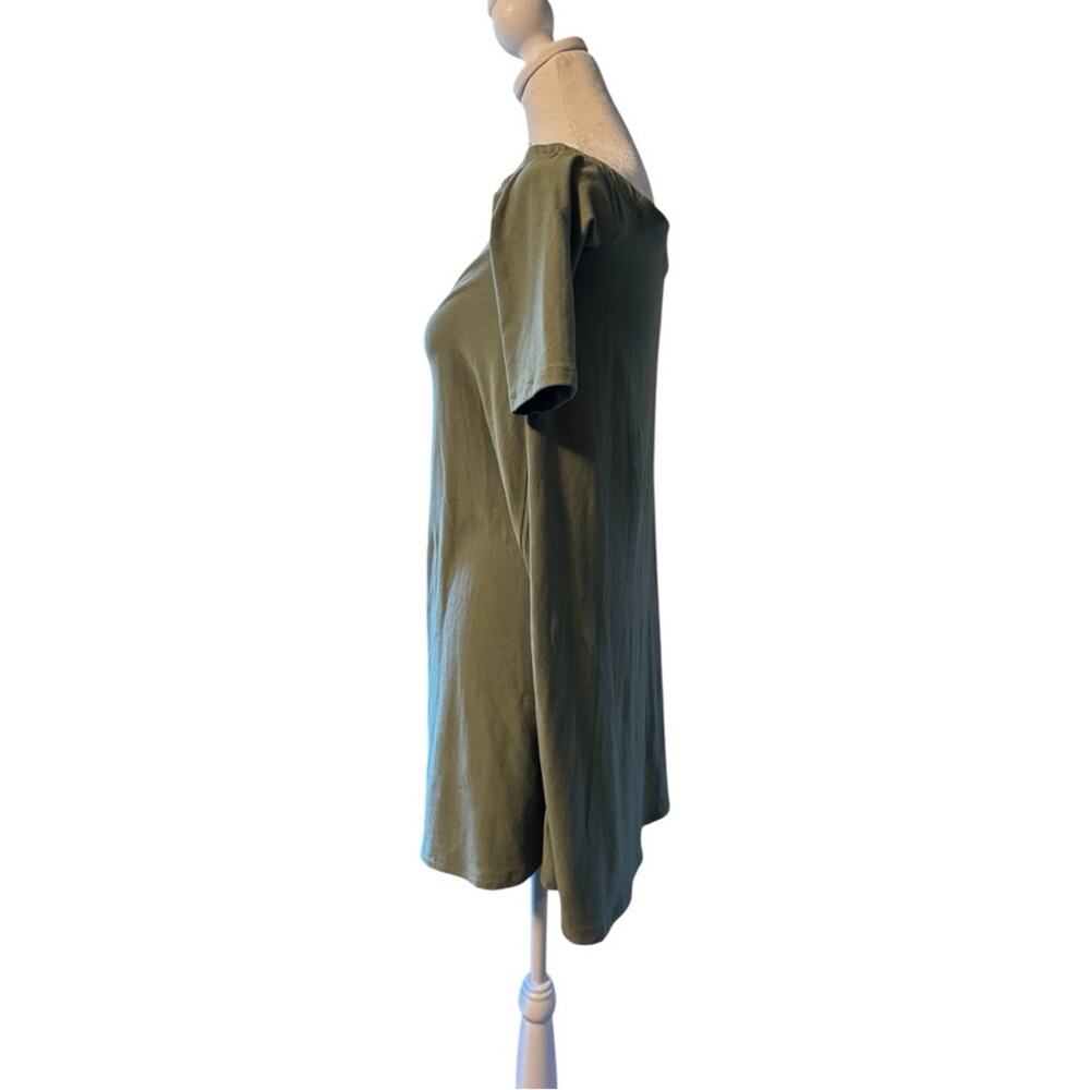 Derek Heart Green Off-Shoulder Top Sz S